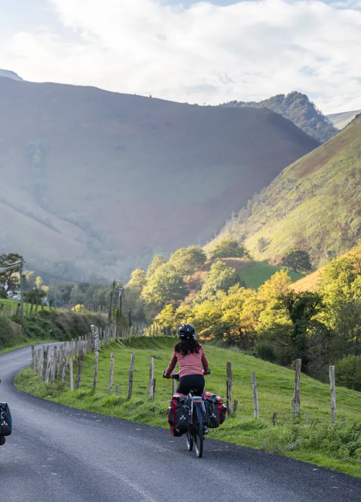Cyclistes en montagne sur La Scandibérique