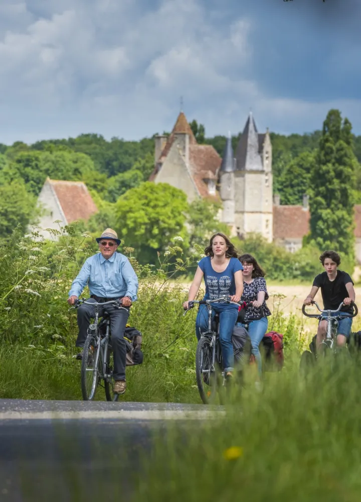 Dans le Perche à vélo sur La Véloscénie