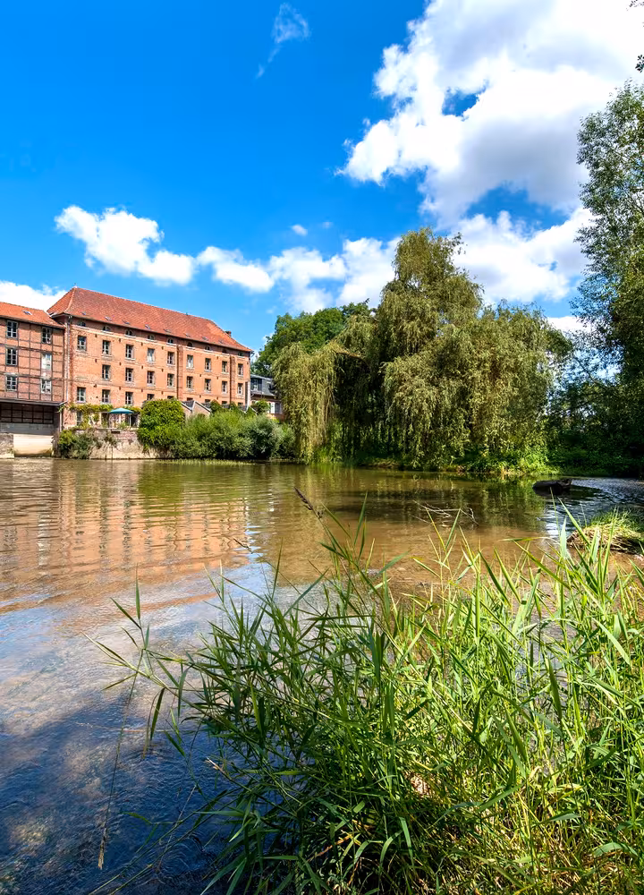 The Oise, 341km navigable long river