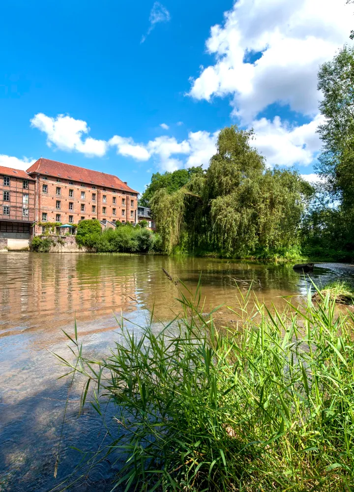 The Oise, 341km navigable long river