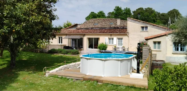 Gîte Bel - 6 pers - Piscine, parc, étang