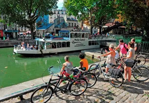 The Saint Martin Canal in Paris