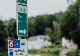 The EuroVelo 3 route through Belgium in detail (going north-south)