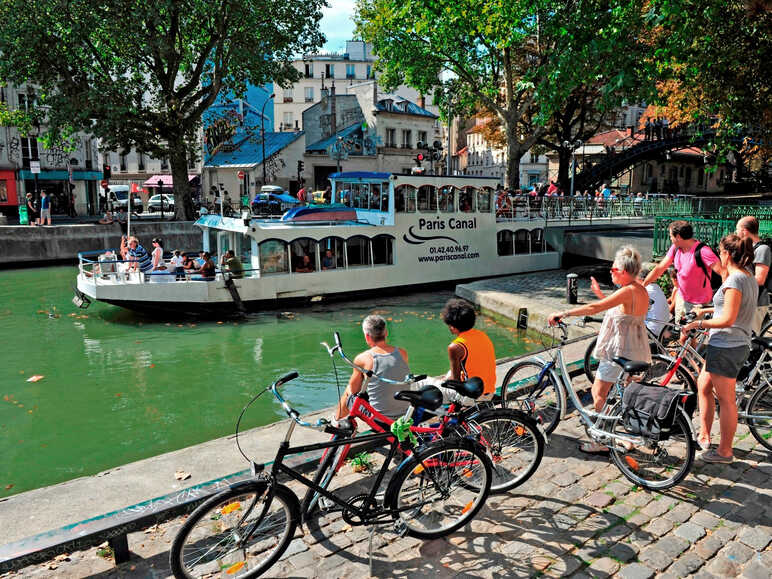 The Saint Martin Canal in Paris