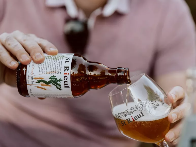 A beer in Senlis